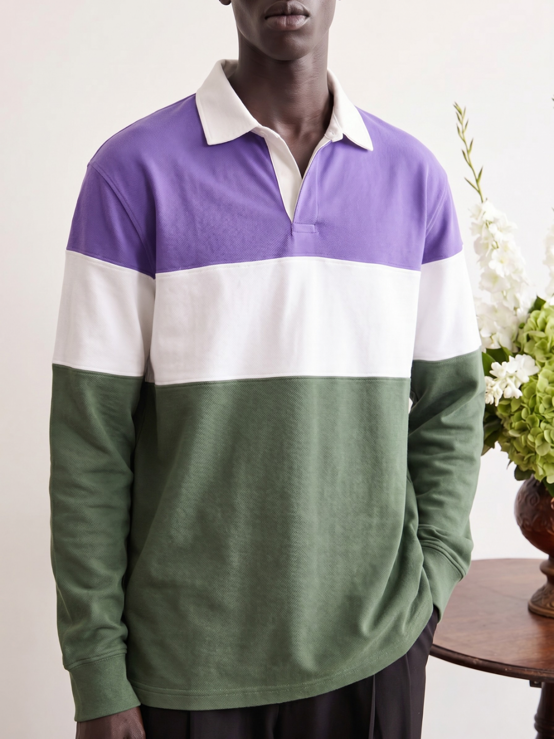 Tricolour Rugby Polo