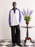 Lavender Raglan Polo