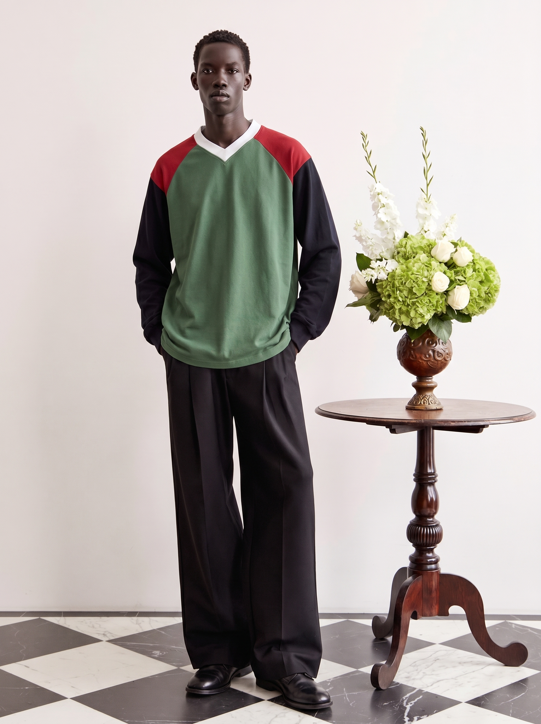 Forest V-Neck Jersey