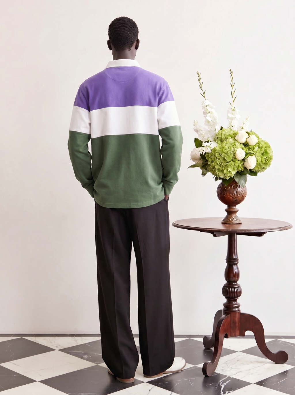 Tricolour Rugby Polo