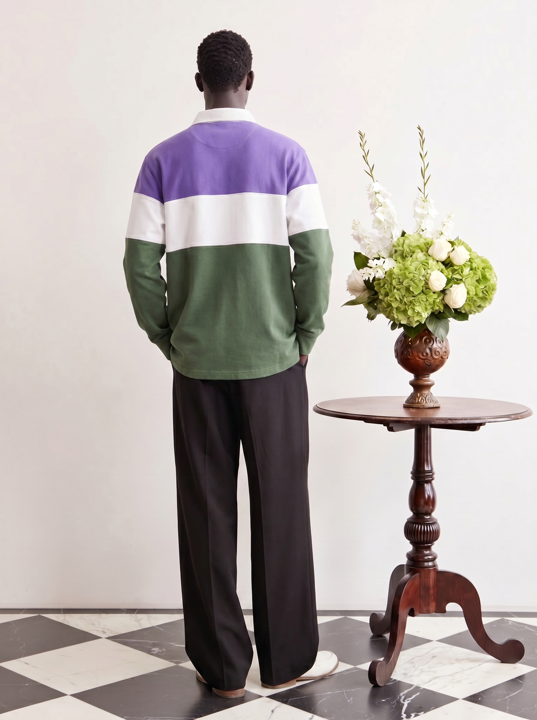 Tricolour Rugby Polo